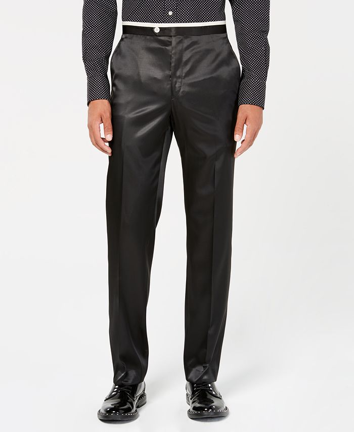 Sean John Men's Classic-Fit Black Solid Tuxedo Pants & Reviews - Pants ...