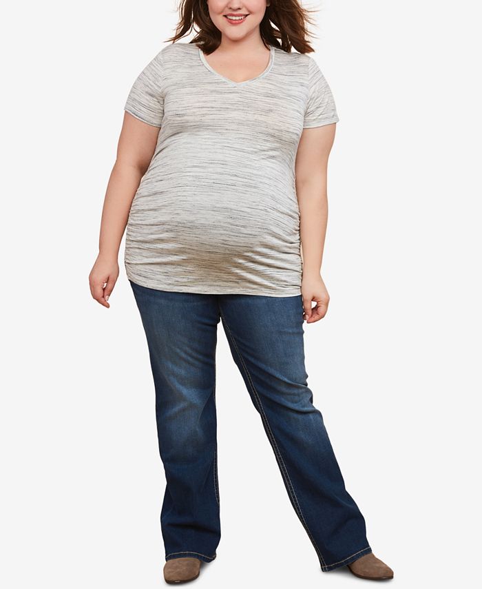 Plus Size Jeans Maternity Band Three Seasons Maternity Womens Plus