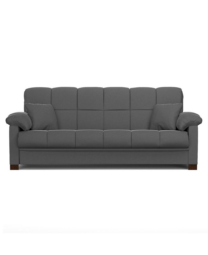 Handy Living Maurice Microfiber ConvertaCouch Macy's