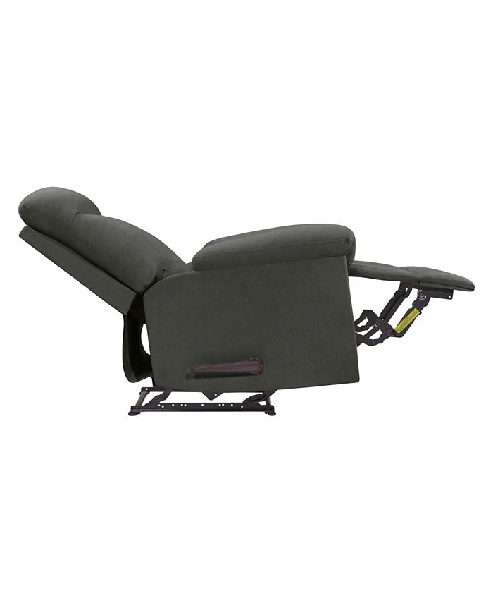 Handy Living ProLounger Lamarc Wall Hugger Sage Gray Microfiber