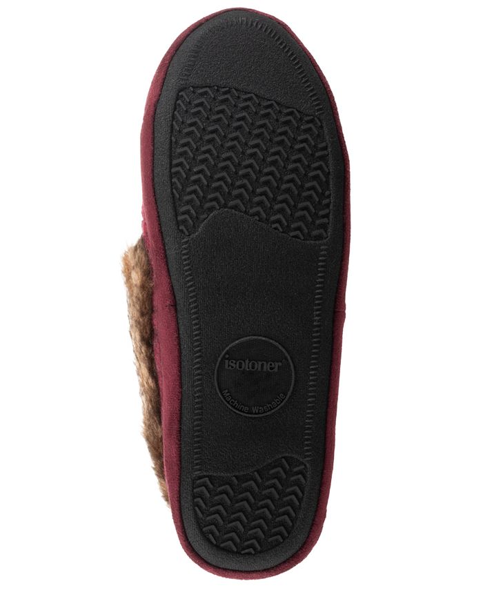 Isotoner Signature Women's Tweed Paige Moccasin Slippers & Reviews ...