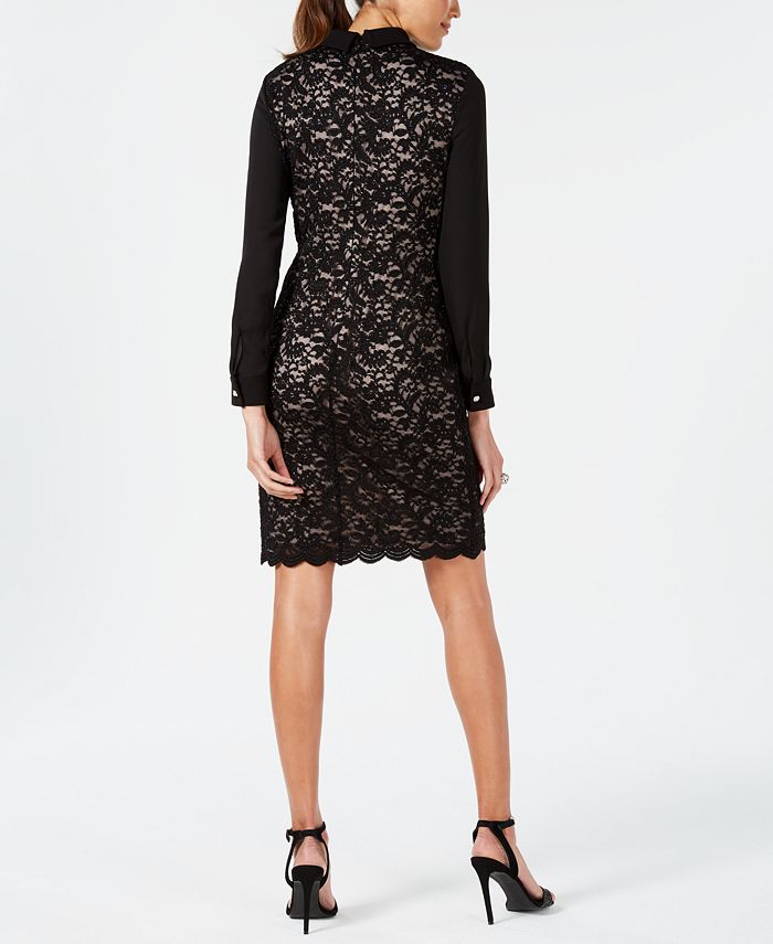 Ivanka Trump Short Cocktail Illusion Lace Day Dress main image 1