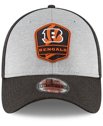 Men's New Era White Cincinnati Bengals Head Logo Iced II 39THIRTY