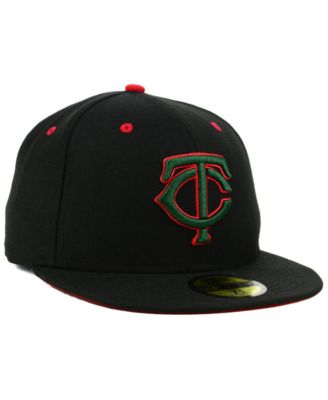 Chapeau New Era Cap 59FIFTY Minnesota Twins TC rouge marine alt2 monté