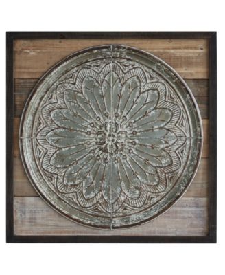 3R Studio Wood & Tin Wall Décor
