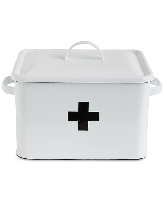 3R Studio - Enameled First Aid Box with Lid