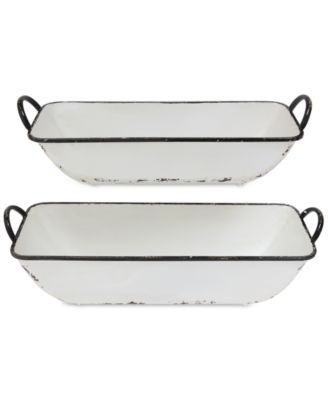 3R Studio - Decorative Metal Containers, Set of 2