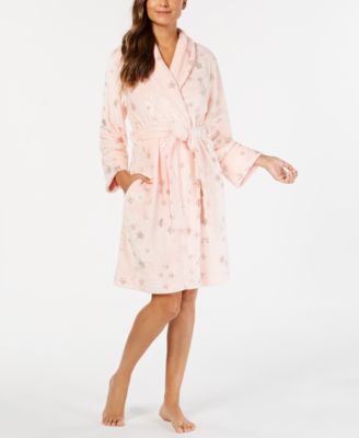Charter Club - Textured Short Wrap Robe