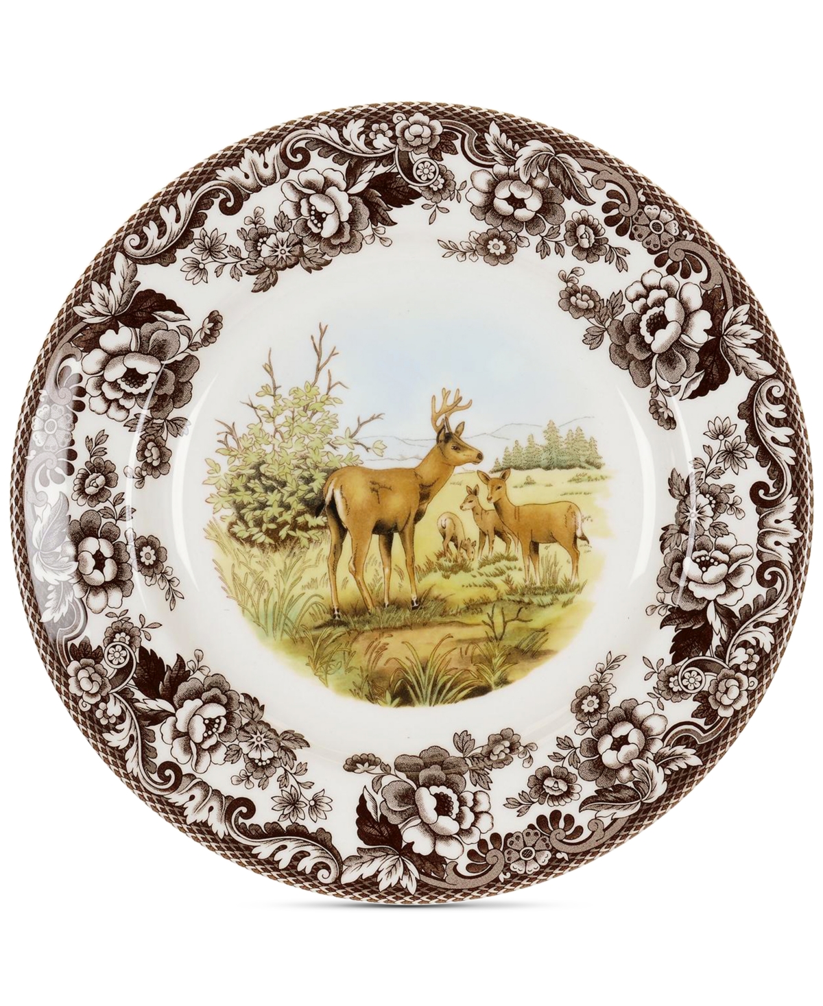 Woodland Dinner Plate - Brown