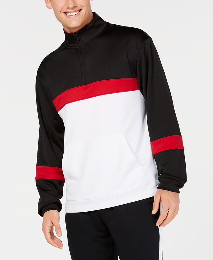 Ideology Men's Colorblocked HalfZip Jacket, Created for Macy's Macy's