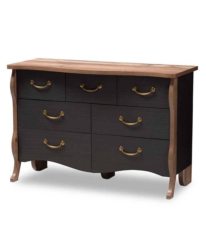 Furniture Romilly Two Toned Dresser, Bedroom Dresser For Two