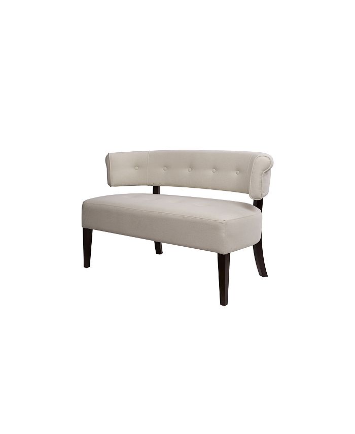 Jennifer Taylor Home Jared Tufted Settee & Reviews Furniture Macy's