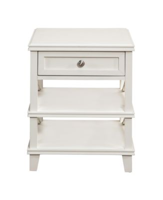 Alpine Furniture Potter Nightstand, White Finish - Macy's