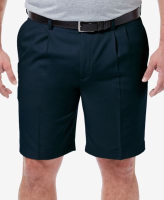 Men's Big & Tall Cool 18 PRO&reg; Classic-Fit Stretch Pleated 9.5" Shorts