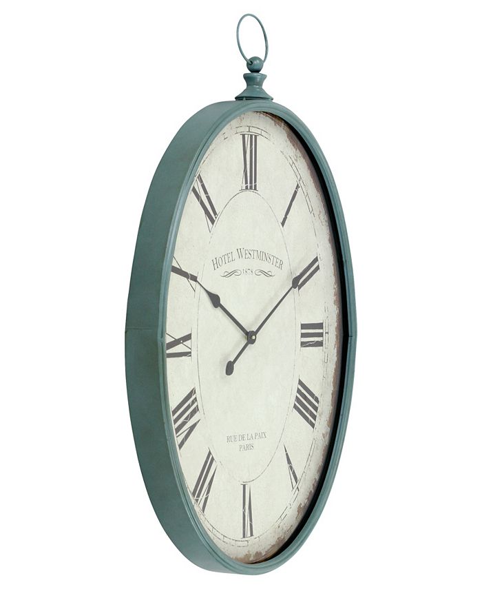 Aspire Home Accents Sonia Oval Wall Clock Macy's