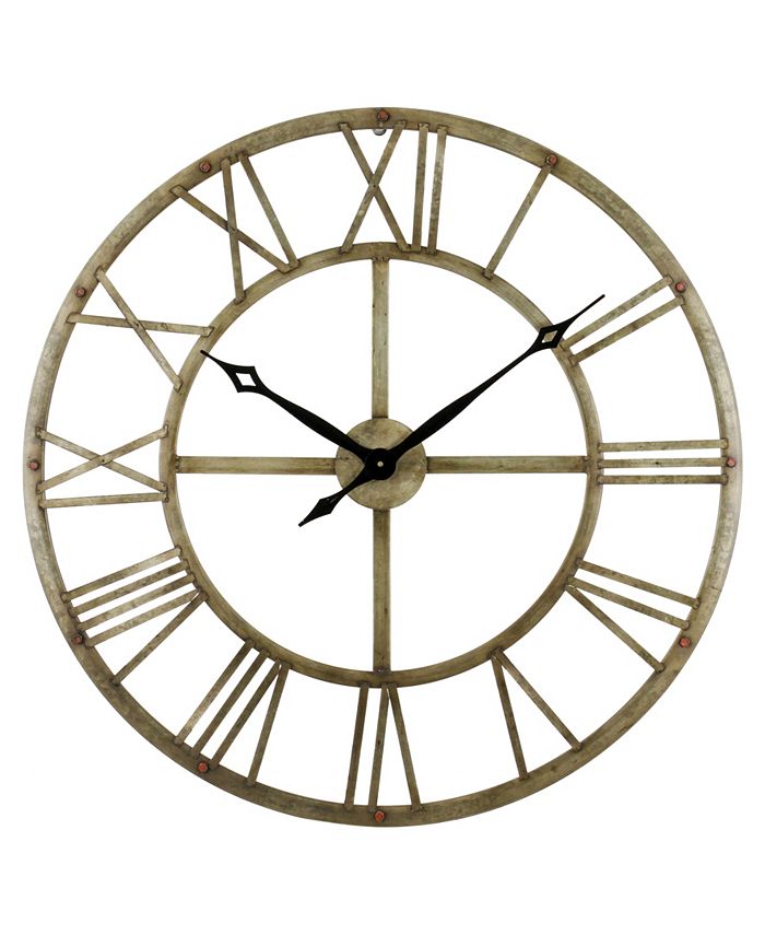 Aspire Home Accents Samson Metal Wall Clock Macy's