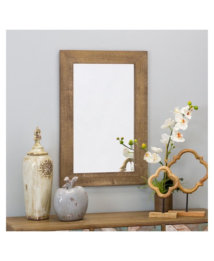 Aspire Home Accents Morris Wall Mirror Nutmeg 30 x 20 Macy's