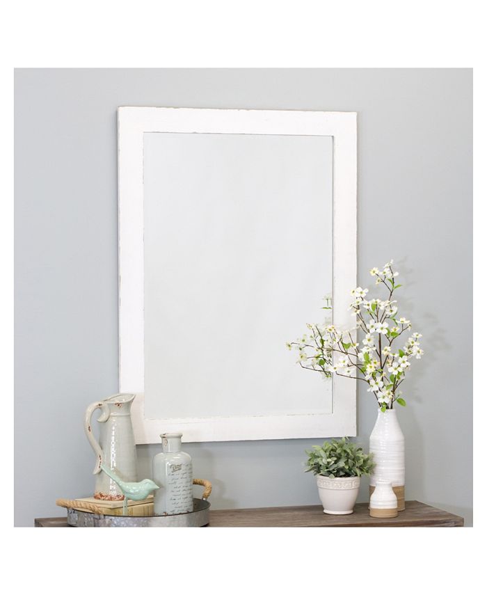 Aspire Home Accents Morris Wall Mirror White 40 x 30 Macy's