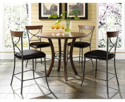 Hillsdale Cameron Swivel X-Back Bar Stool - Macy's