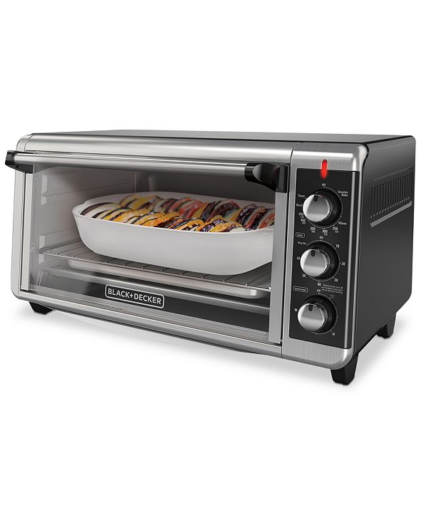 Black & Decker TO3250XSB 8Slice ExtraWide Convection Toaster Oven