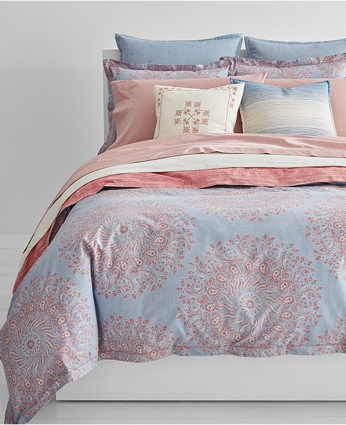 Lauren Ralph Lauren Marley Cotton Reversible 120 Thread Count 3 Pc