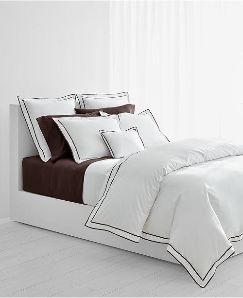 Lauren Ralph Lauren Spencer Cotton Sateen Border King Duvet Cover