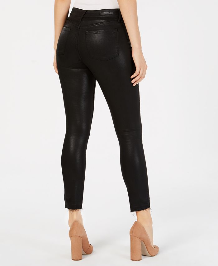 Articles of Society Heather High-Rise Coated Cropped Skinny Jeans - Macy's