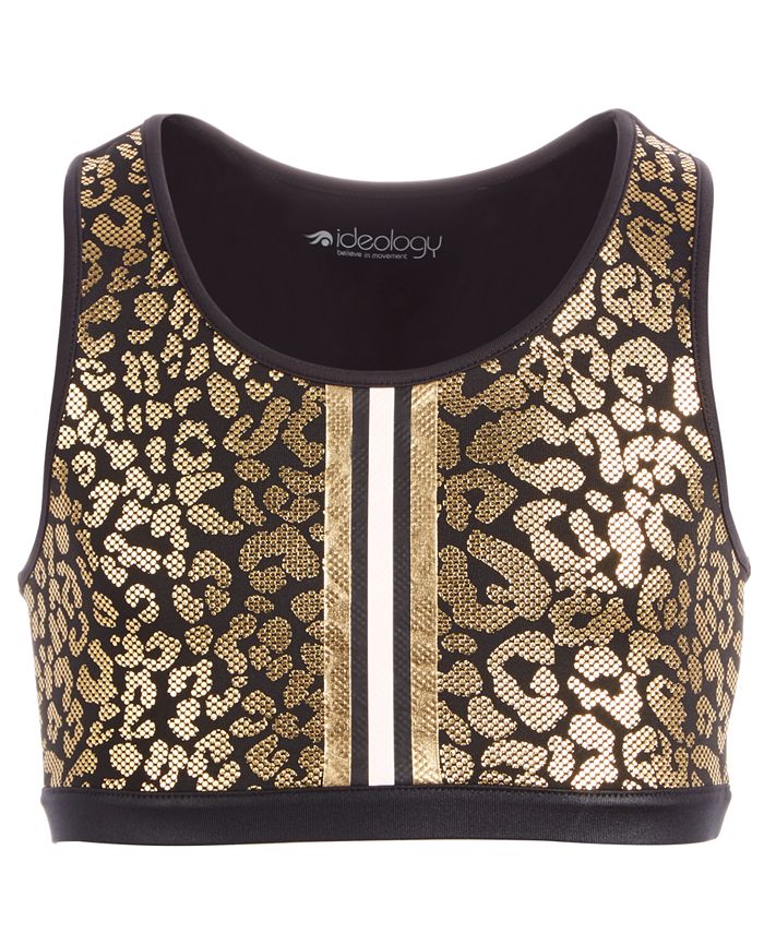Animal Print Sports Bra | Wild Aesthetic Padded Medium Support Bra main image 1