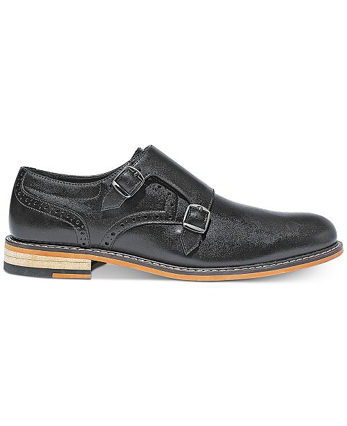 Bar III Men's Jesse Leather MonkStrap Oxfords, Created for Macy's