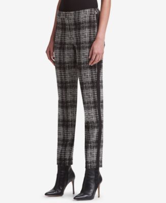 DKNY Plaid Skinny Pants, Created for Macy's - Macy's