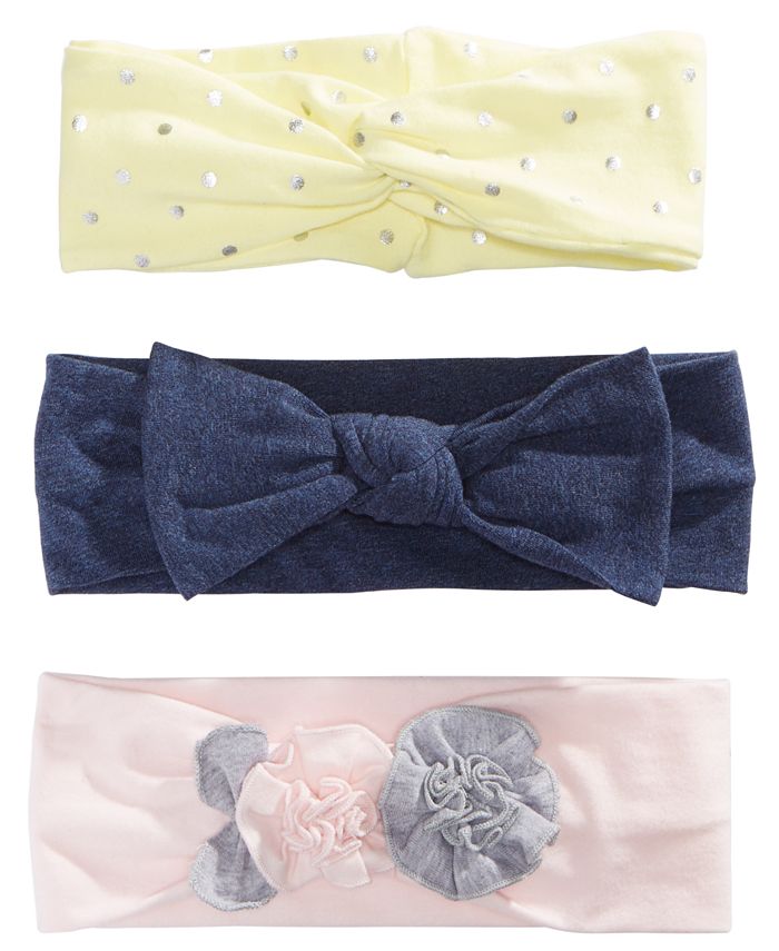 First Impressions Baby Girls 3Pk. Headbands, Created for Macy's Macy's