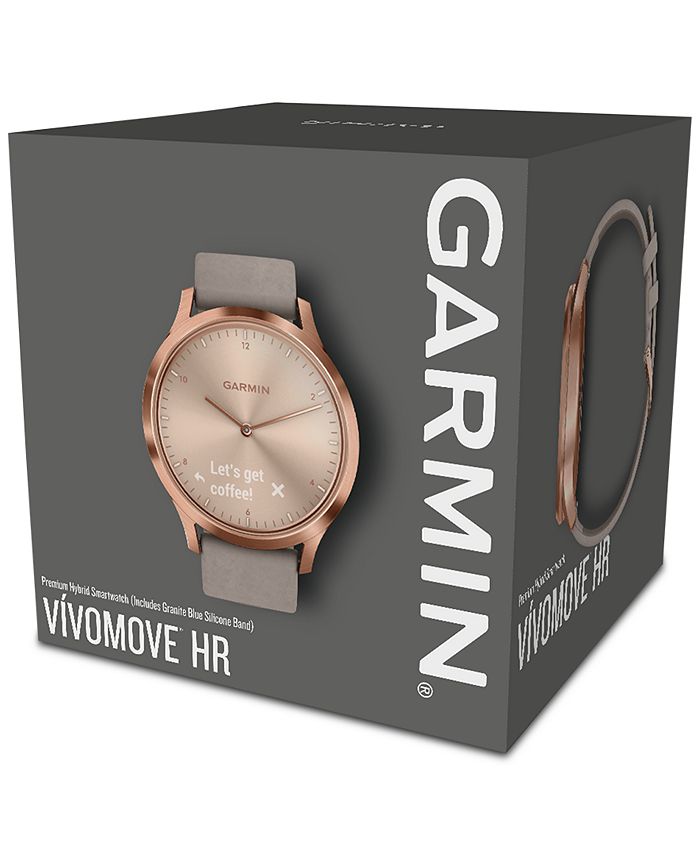 Garmin vivomove hr silver seafoam best sale