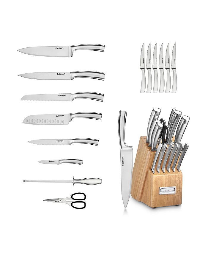Cuisinart V-Edge Knives, Set of 15