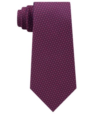 Michael Kors - Men's Interconnected Lines Silk Tie