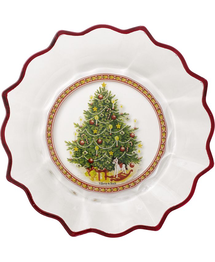 Villeroy & Boch Christmas Tree Glass Bowl Macy's