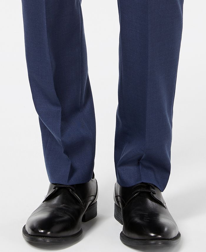 Calvin Klein Men's Slim-Fit Solid Dress Pants - Macy's