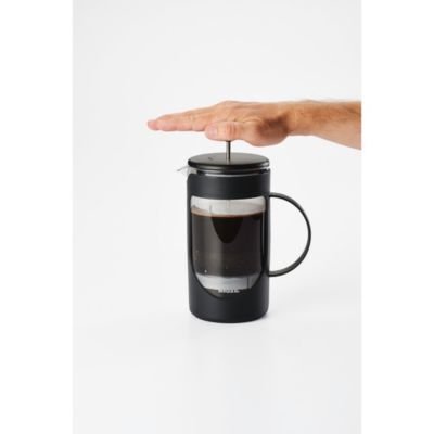 Coffee Unbreakable 40oz Plastic French Press with Lock and Toss™ Filter