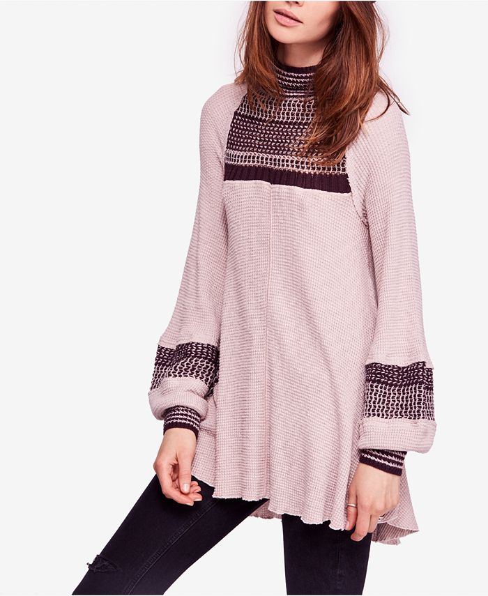 Free people snow day turtleneck thermal top 2025