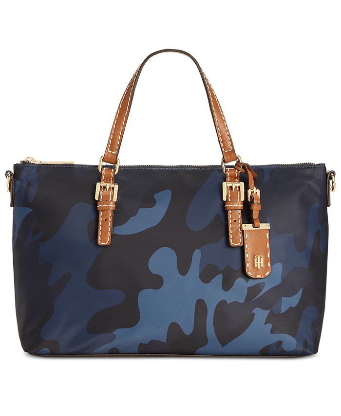 Tommy Hilfiger Julia Nylon Camo Satchel Macy's