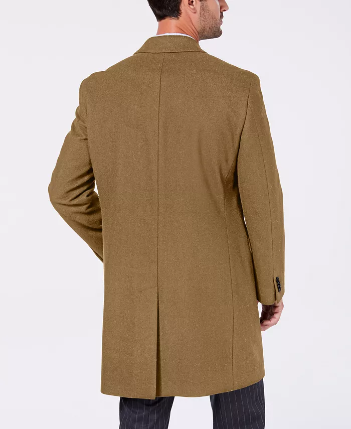 Men's Classic-Fit Batten Overcoat - thumbnail 7