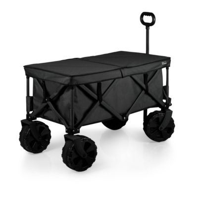 by Picnic Time Black Adventure Wagon Elite All-Terrain Portable Utility Wagon