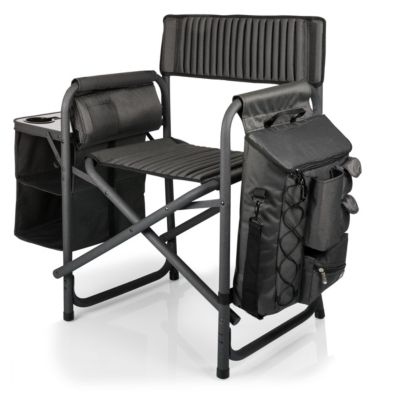 by Picnic Time Dark Gray Fusion Backpack Chair with Cooler