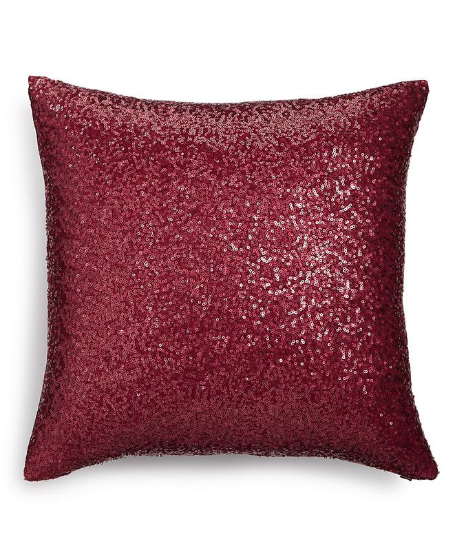 Martha Stewart Collection Sequin 18" Square Decorative