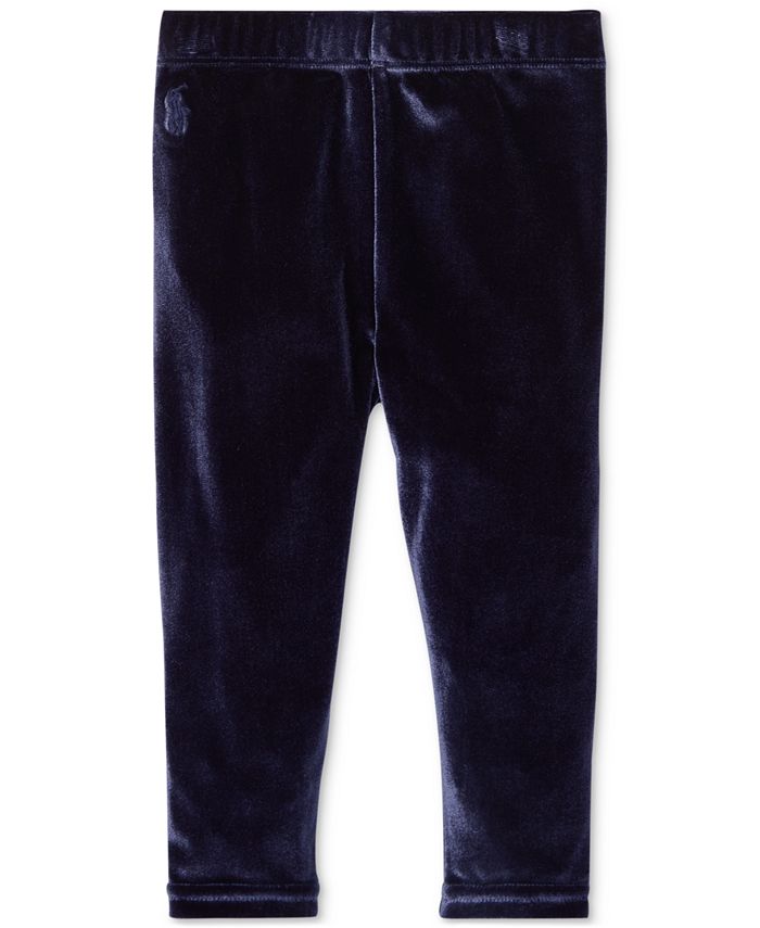 Polo Ralph Lauren Baby Girls Velvet Leggings Macy's