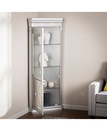 Southern enterprises corner new arrivals lighted curio cabinet