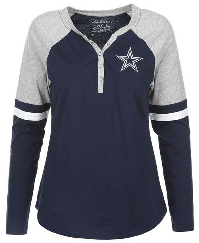 Authentic NFL Apparel Women's Dallas Cowboys Nilly Long Sleeve T-Shirt -  Macy's