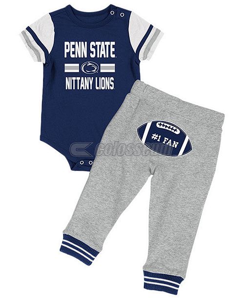 Colosseum Penn State Nittany Lions Football Creeper Pant Set