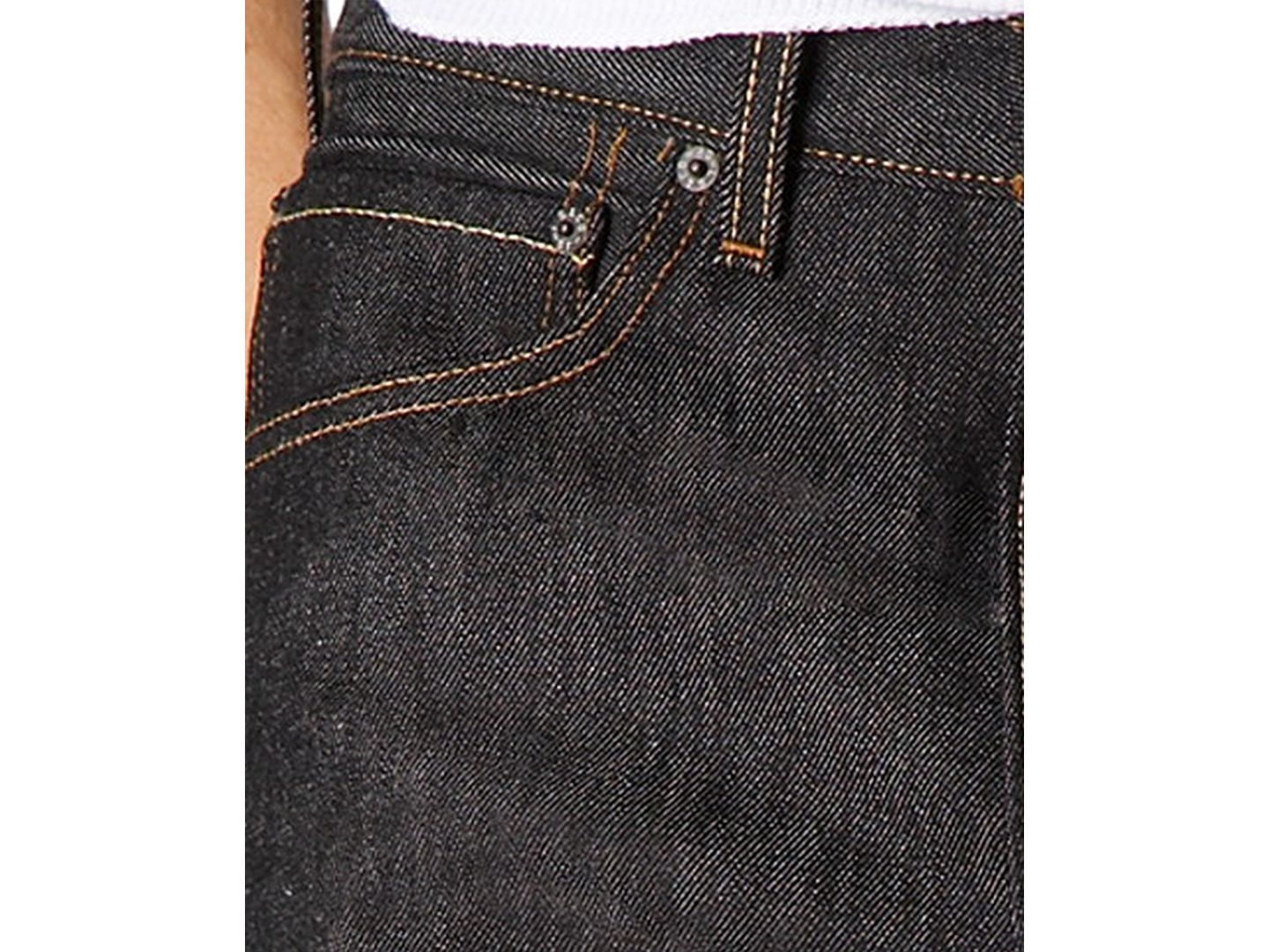 Мужские джинсы Levi's Big & Tall 501® Original Shrink to Fit, цвет: Чёрный — фото 4