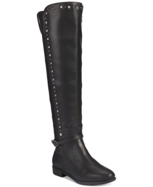 Rialto Womens Ferrell Leather Almond Toe Knee High   2