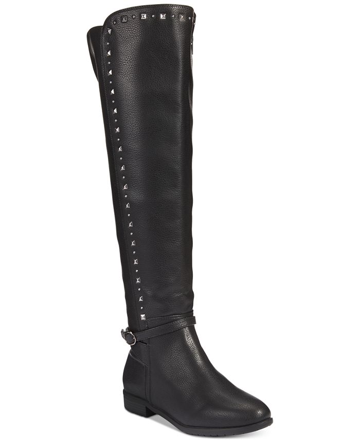 Rialto Ferrell Studded Wide-Calf Over-The-Knee Boots & Reviews - Boots ...